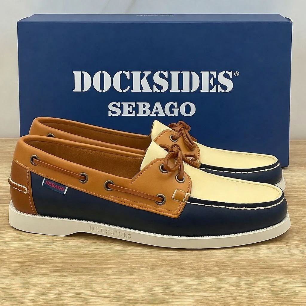DOCKSIDES SEBAGO BEIGE YELLOW – Image 4